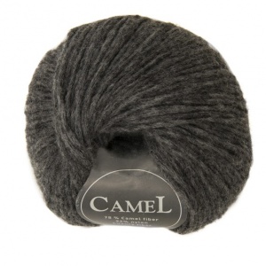 Viking garn Camel 50g - Exklusiv Fiber Mörkgrå (215)