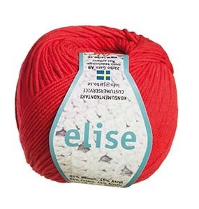 Elise garn 50g Röd (06)