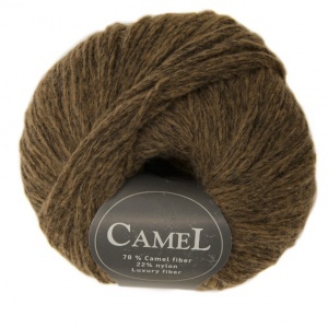 Viking garn Camel 50g - Exklusiv Fiber Okergul (253)