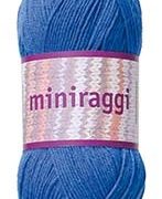 Miniraggi garn 50g Blå