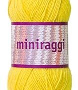 Miniraggi garn 50g Gul