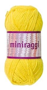 Miniraggi garn 50g Gul