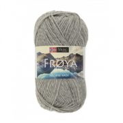 Viking garn Fröya 50g Ljusgrå (203)