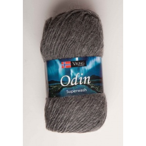 Viking garn Odin 100g Mörkgrå (815)