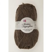 Viking garn Merino Superfine 50g Brun (608)