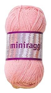 Miniraggi garn 50g Rosa