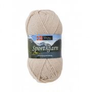 Viking garn Sportsgarn 50g Vitbeige (107) SG