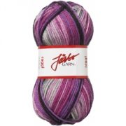 Raggi garn 100g Grå/Lila/Ceris/ Print