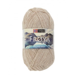 Viking garn Fröya 50g Beigevit (280)