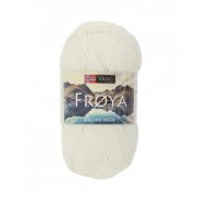 Viking garn Fröya 50g Naturvit (200)