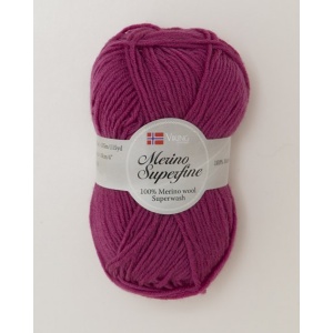 Viking garn Merino Superfine 50g Cerise (665)
