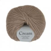 Viking garn Cream 50g - Exklusiv Fiber Brunbeige (108)