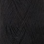DROPS Alpaca Uni Colour garn - 50g - Svart (8903)