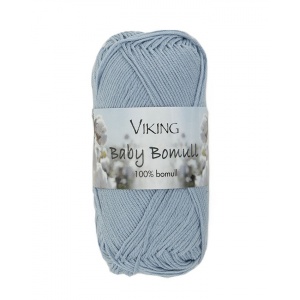 Viking Baby Bomull 50g Ljusblå (320)