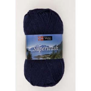 Viking garn Superwash 50g Marin (126)