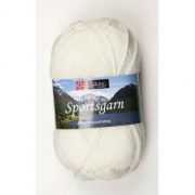 Viking garn Sportsgarn 50g Blekt Vit (100) SG