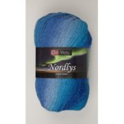 Viking garn Nordlys 100g Ljusblå/mörkblå (927)