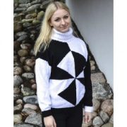 Stickmönster - Pullover med polokrage