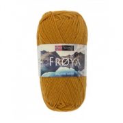 Viking garn Fröya 50g Senapsgul (218)