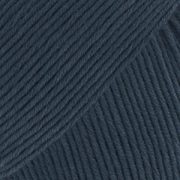DROPS Safran Uni Colour garn - 50g - Marinblå (09)
