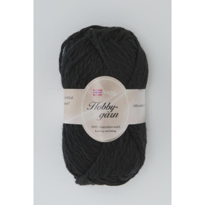 Viking garn Hobbygarn 50g Svart (903)