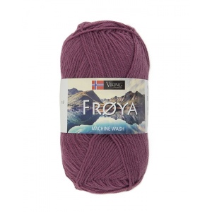 Viking garn Fröya 50g Mellanrosa (222)