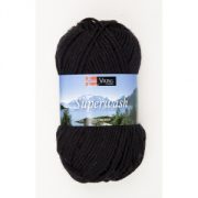 Viking garn Superwash 50g Svart (103)