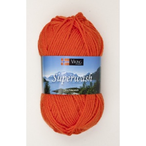 Viking garn Superwash 50g Orange (151)