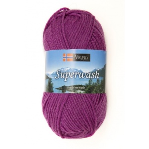 Viking garn Superwash 50g Cerise (164)