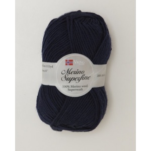 Viking garn Merino Superfine 50g Marinblå (626)